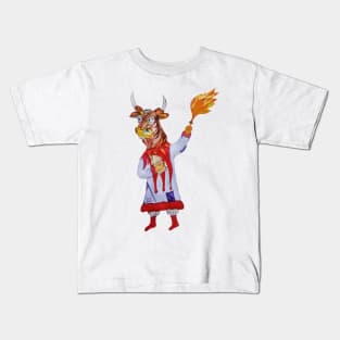 Cute Bull with the Gingerbread Kids T-Shirt